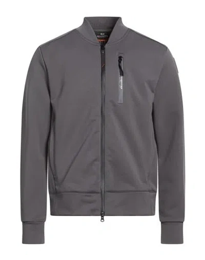 Parajumpers Man Jacket Grey Size L Polyester In Gray