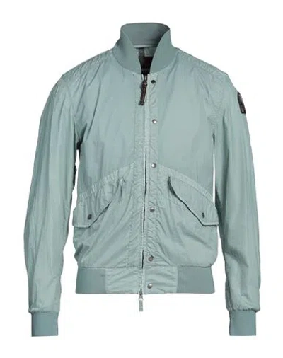 Parajumpers Man Jacket Light Green Size L Polyamide