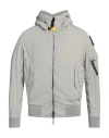 Parajumpers Man Jacket Light Grey Size S Polyamide