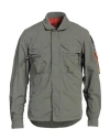 Parajumpers Man Shirt Military Green Size S Polyamide In Sage Green