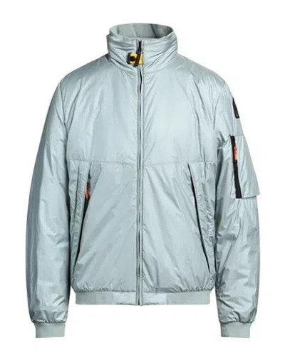 Parajumpers Man Jacket Sky Blue Size L Polyamide In Multicolor