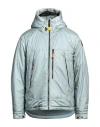 Parajumpers Man Jacket Sky Blue Size Xxl Polyamide, Elastane In Blue