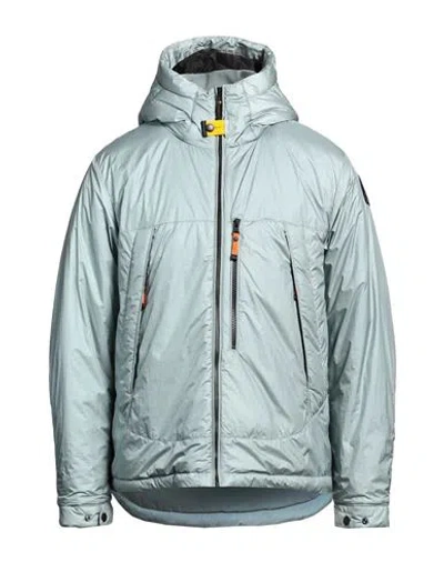 Parajumpers Man Jacket Sky Blue Size Xxl Polyamide, Elastane