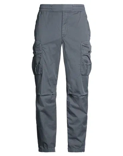 Parajumpers Man Pants Charcoal Size 32 Cotton, Elastane In Blue