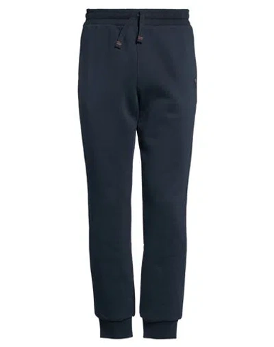Parajumpers Man Pants Navy Size S Cotton, Polyester In Blue