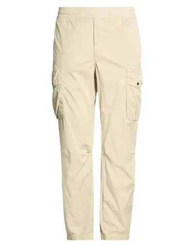 Parajumpers Man Pants Sage Green Size 34 Cotton, Elastane