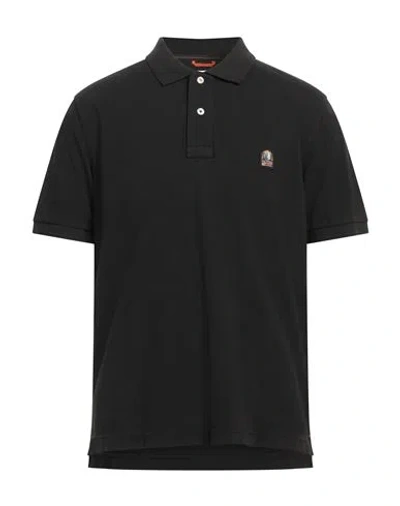 Parajumpers Man Polo Shirt Black Size L Cotton