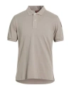 Parajumpers Man Polo Shirt Grey Size L Cotton In Gray