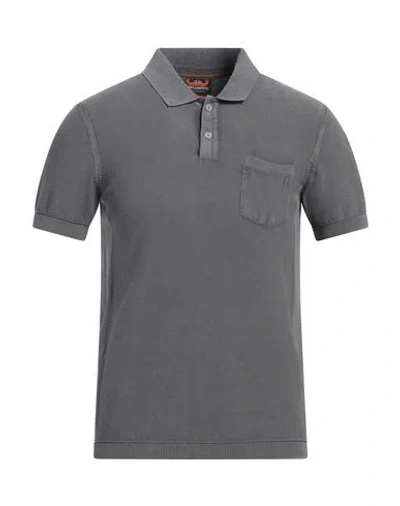 Parajumpers Man Polo Shirt Grey Size S Cotton