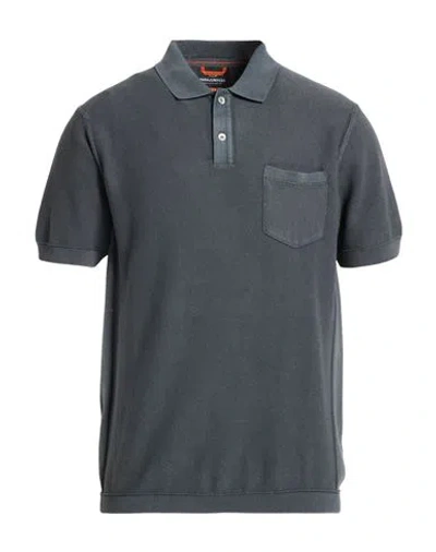 Parajumpers Man Polo Shirt Lead Size M Cotton In Gray