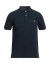Parajumpers Man Polo Shirt Midnight Blue Size S Cotton
