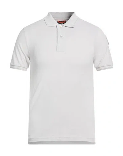 Parajumpers Man Polo Shirt Taupe Size Xs Cotton In Grey