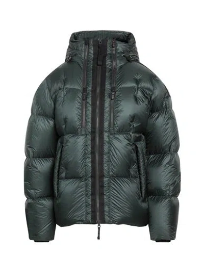 Parajumpers Diran Logo-patch Puffer Jacket In Green