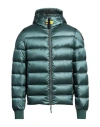 Parajumpers Pharrell Hooded Bomber-style Down Jacket In Green
