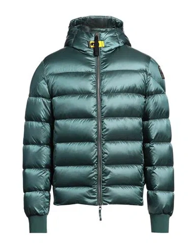 Parajumpers Pharrell Hooded Bomber-style Down Jacket In Green