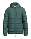 Parajumpers Man Puffer Green Size L Polyester In Green