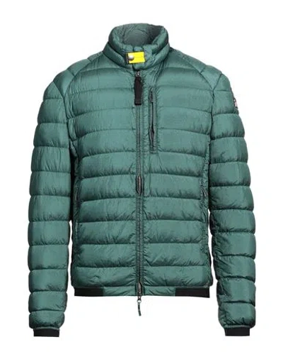 PARAJUMPERS PARAJUMPERS MAN PUFFER GREEN SIZE XXL POLYAMIDE