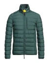 Parajumpers Man Puffer Green Size L Polyester In Green