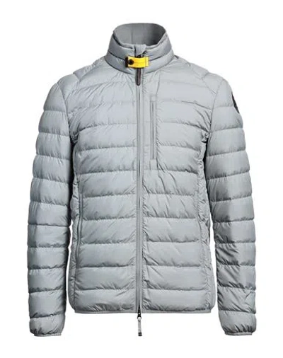 Parajumpers Man Puffer Grey Size L Polyester In Grey
