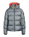 Parajumpers Lexert Hooded Down Jacket In Grey