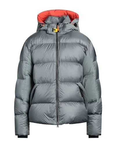 Parajumpers Lexert Hooded Down Jacket In Grey