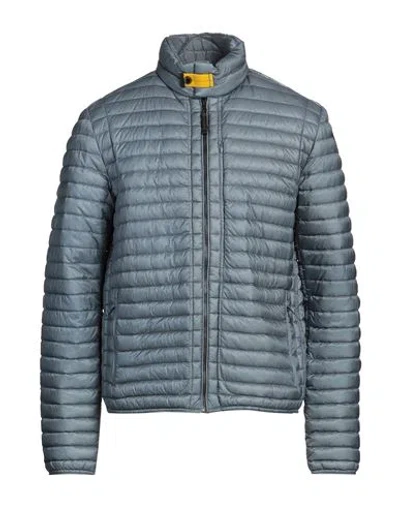 Parajumpers Man Puffer Light Blue Size Xxl Polyamide