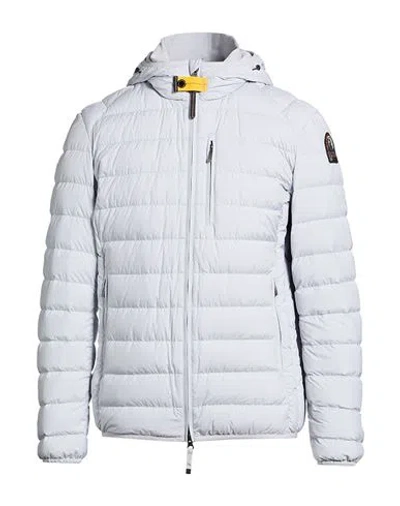 Parajumpers Man Puffer Light Grey Size L Polyester In Gray