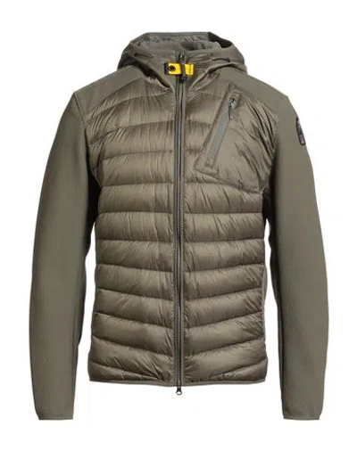 Parajumpers Man Puffer Military Green Size L Polyamide