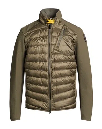 Parajumpers Man Puffer Military Green Size L Polyamide