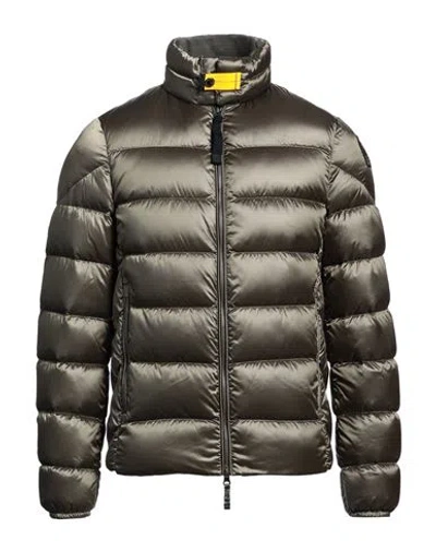Parajumpers Pharrell Mens Glossy Down Jacket In Green