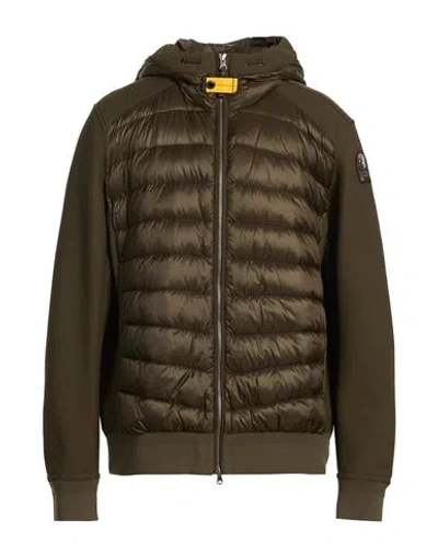 Parajumpers Man Puffer Military Green Size Xxxl Polyamide