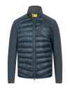 Parajumpers Man Puffer Navy Blue Size L Polyamide In Navy Blue