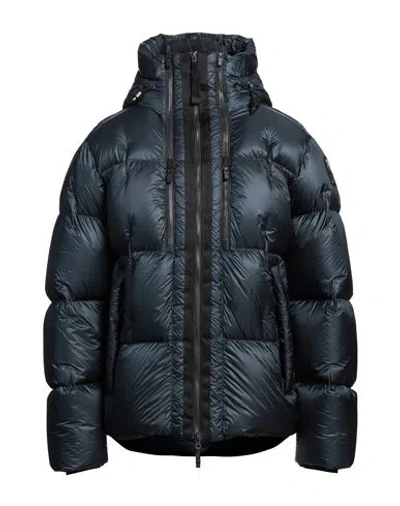 Parajumpers Man Puffer Navy Size Xxl Polyamide, Polyester, Polyurethane In Navy Blue