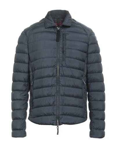Parajumpers Man Puffer Navy Blue Size Xl Polyamide