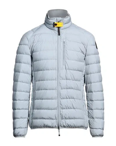 Parajumpers Man Puffer Sky Blue Size Xxl Polyester In Blue