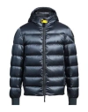 Parajumpers Man Puffer Slate Blue Size Xxl Polyester, Polyamide In Blue