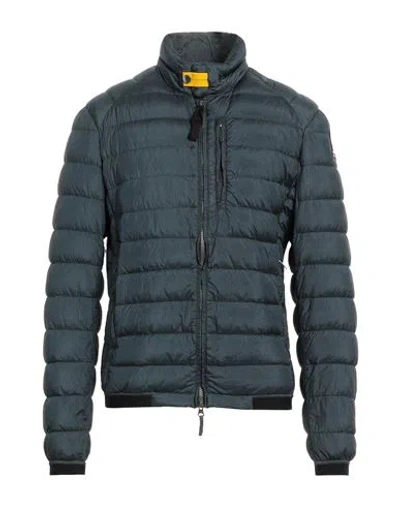 PARAJUMPERS PARAJUMPERS MAN PUFFER SLATE BLUE SIZE L POLYAMIDE