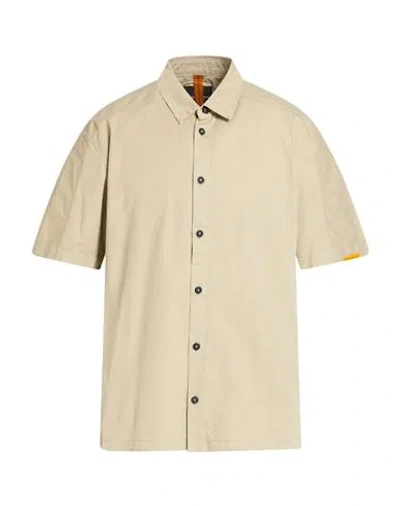 Parajumpers Man Shirt Beige Size L Cotton, Elastane In Yellow