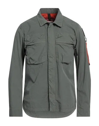 Parajumpers Man Shirt Military Green Size S Polyamide In Green