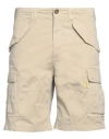 Parajumpers Man Shorts & Bermuda Shorts Beige Size 35 Cotton, Elastane In Beige