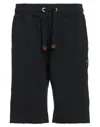 Parajumpers Man Shorts & Bermuda Shorts Black Size L Cotton In Black
