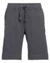 Parajumpers Man Shorts & Bermuda Shorts Lead Size M Cotton In Grey