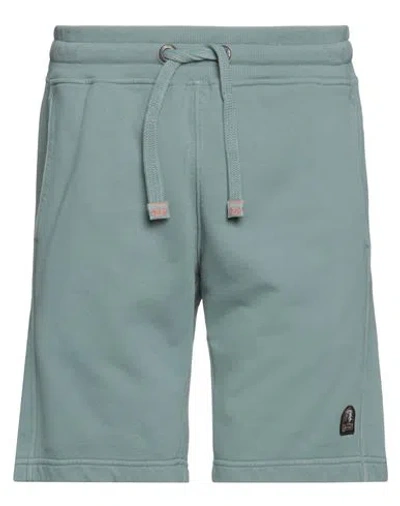 Parajumpers Man Shorts & Bermuda Shorts Sage Green Size Xl Cotton In Sage Green