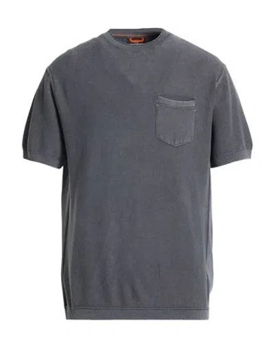 Parajumpers Man Sweater Charcoal Size L Cotton In Gray