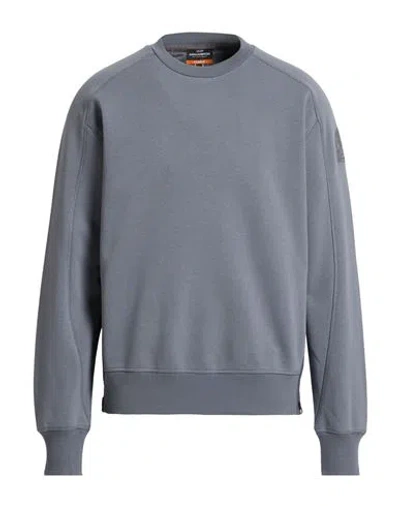 Parajumpers Man Sweatshirt Charcoal Size M Cotton, Polyester In Gray