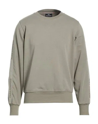 Parajumpers Man Sweatshirt Grey Size L Cotton, Polyester In Brown