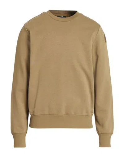Parajumpers Man Sweatshirt Khaki Size L Cotton, Polyester In Multi