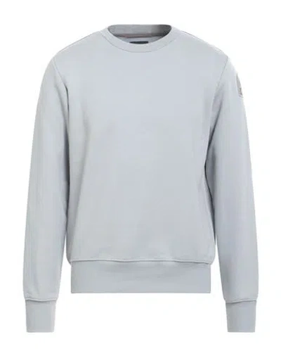 Parajumpers Man Sweatshirt Light Grey Size S Cotton, Polyester In Grey