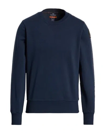 Parajumpers Man Sweatshirt Midnight Blue Size S Cotton, Polyester