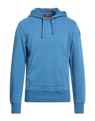 Parajumpers Man Sweatshirt Slate Blue Size L Cotton, Polyester